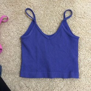 This is a purple crop top from by together